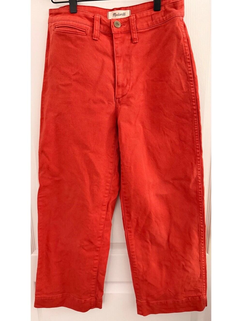 Madewell Slim Emmett Wide Leg Crop Pants Size 24